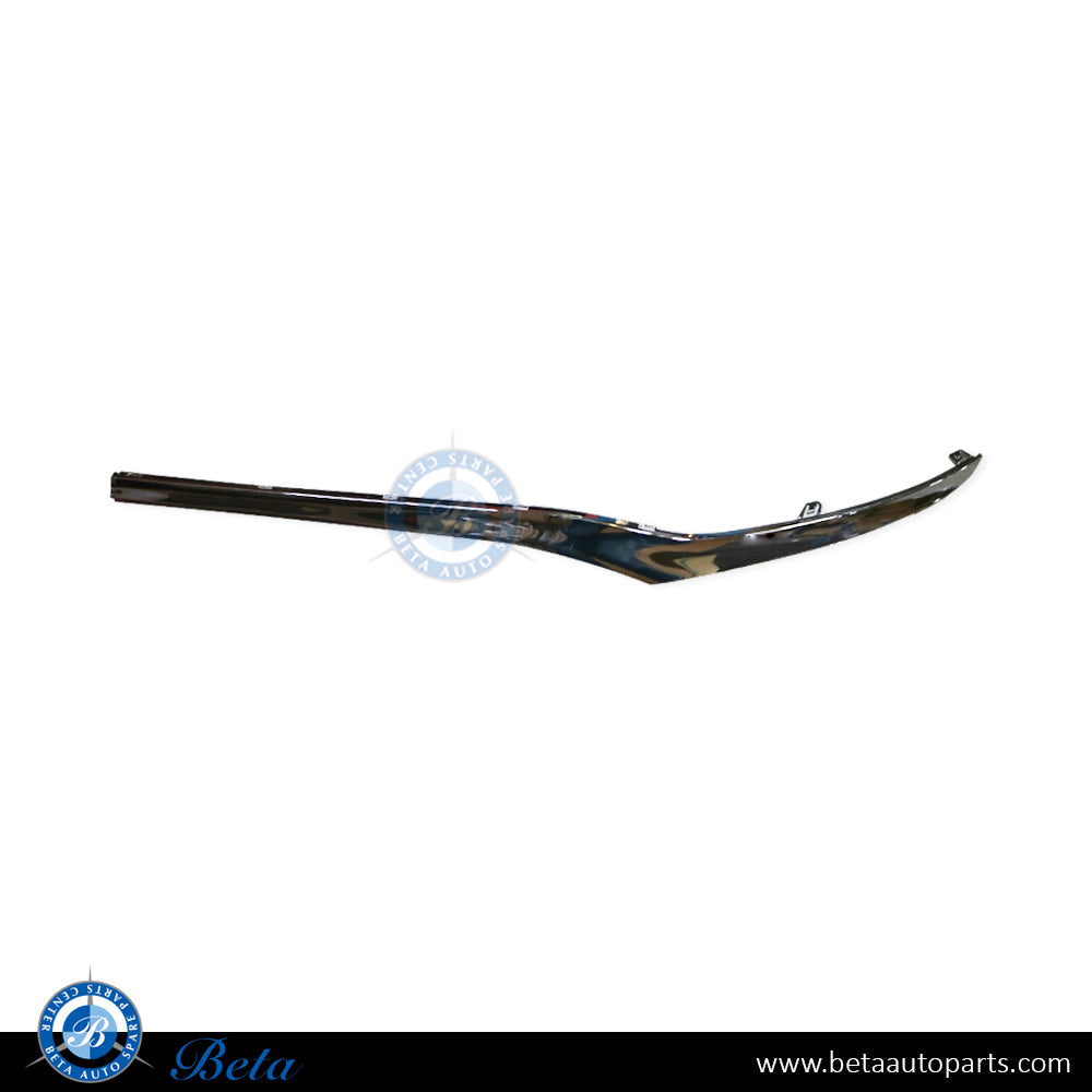 Left Side Front Bumper Lower Chrome moulding - Avantgarde for Mercedes E-Class W213 2021-Up models, Part Number 2138852103 Left Side Front Bumper Lower Chrome moulding - Avantgarde for Mercedes E-Class W213 2021-Up models, Part Number 2138852103